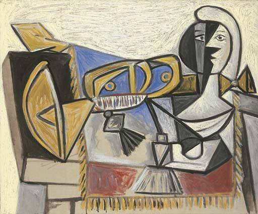 1947 Composition patriotique. Пабло Пикассо (1881-1973) Период: 1943-1961