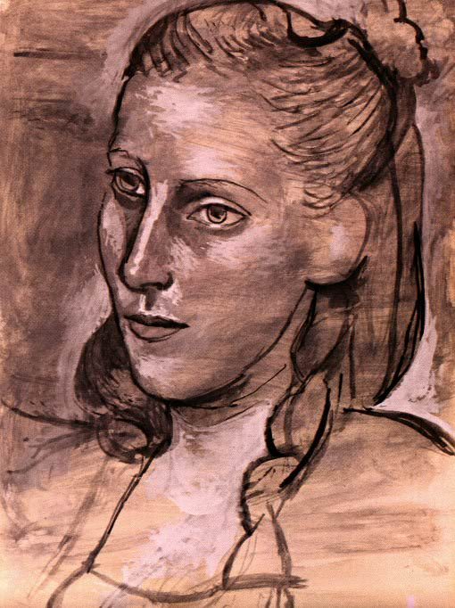 1944 Portrait de femme (Marie-ThКrВse). Пабло Пикассо (1881-1973) Период: 1943-1961