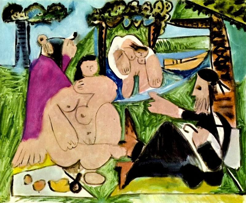 1960 Le dВjeuner sur lherbe (Manet) 5. Pablo Picasso (1881-1973) Period of creation: 1943-1961