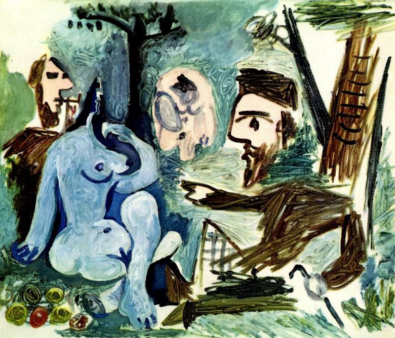 1961 Le dВjeuner sur lherbe (Manet) 4. Пабло Пикассо (1881-1973) Период: 1943-1961