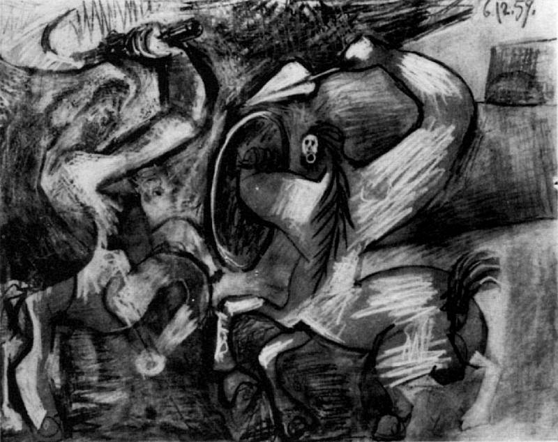 1959 Combat de centaures. Pablo Picasso (1881-1973) Period of creation: 1943-1961