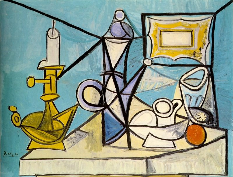 1944 Nature morte au bougeoir R1. Pablo Picasso (1881-1973) Period of creation: 1943-1961