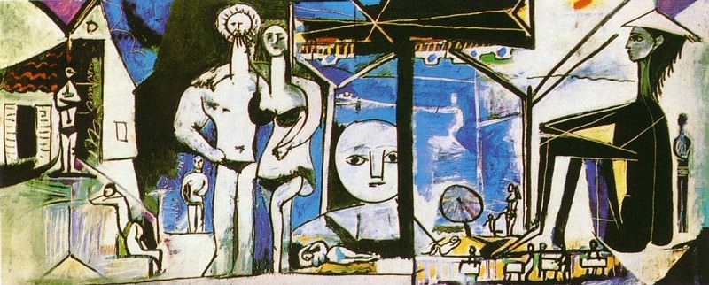 1955 La plage Е la Garoupe I. Пабло Пикассо (1881-1973) Период: 1943-1961