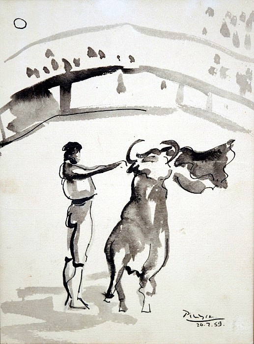 1959 Le torero. Пабло Пикассо (1881-1973) Период: 1943-1961