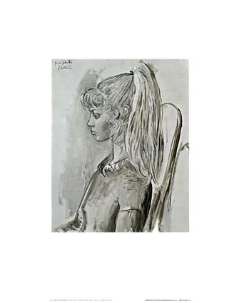 1954 Sylvette au fauteuil2. Пабло Пикассо (1881-1973) Период: 1943-1961