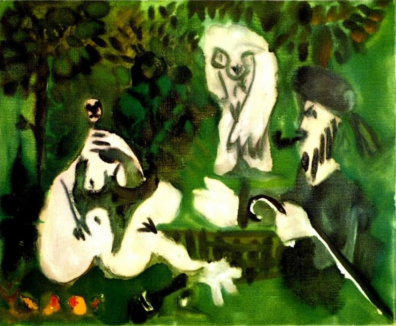 1960 Le dВjenuer sur lherbe 3, Pablo Picasso (1881-1973) Period of creation: 1943-1961
