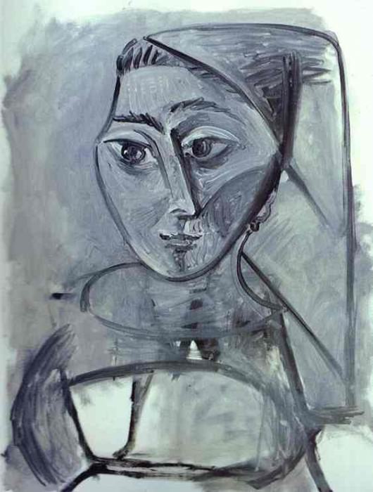 1954 Jacqueline Rocque 2. Пабло Пикассо (1881-1973) Период: 1943-1961