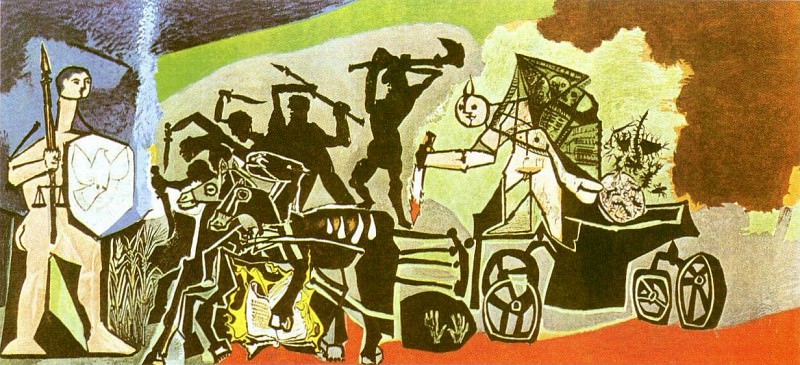 1952 La guerre. Пабло Пикассо (1881-1973) Период: 1943-1961