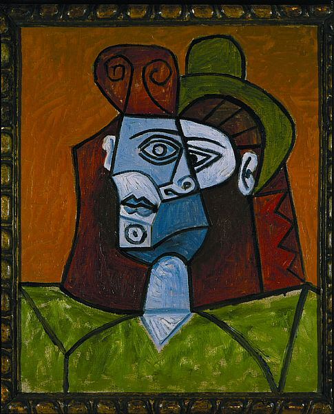 1947 Femme au chapeau vert. Пабло Пикассо (1881-1973) Период: 1943-1961