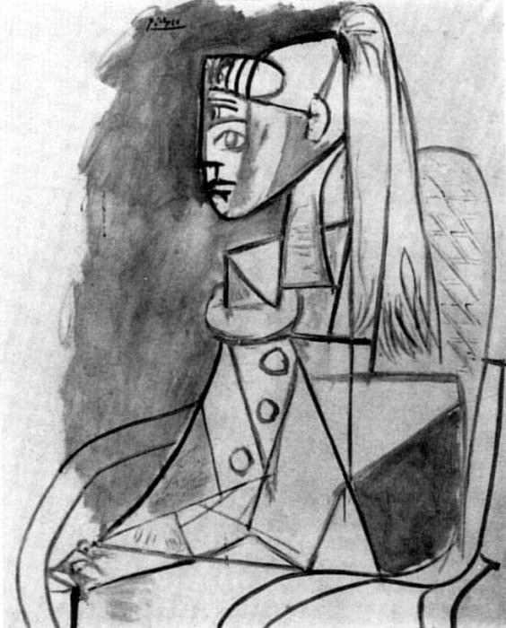 1954 Portrait de Sylvette David 18. Pablo Picasso (1881-1973) Period of creation: 1943-1961