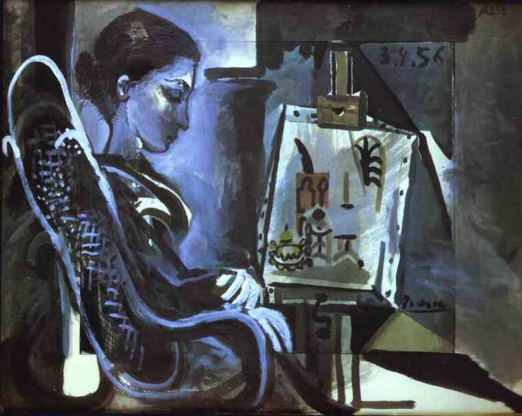 1957 Jacqueline devant un tableau, Pablo Picasso (1881-1973) Period of creation: 1943-1961