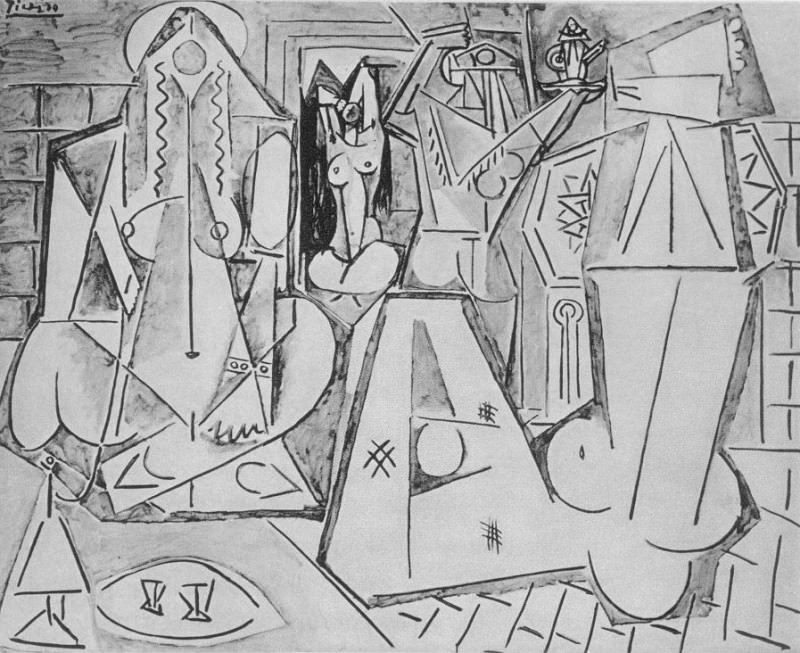 1955 Les femmes dAlger (Delacroix) XI. Pablo Picasso (1881-1973) Period of creation: 1943-1961