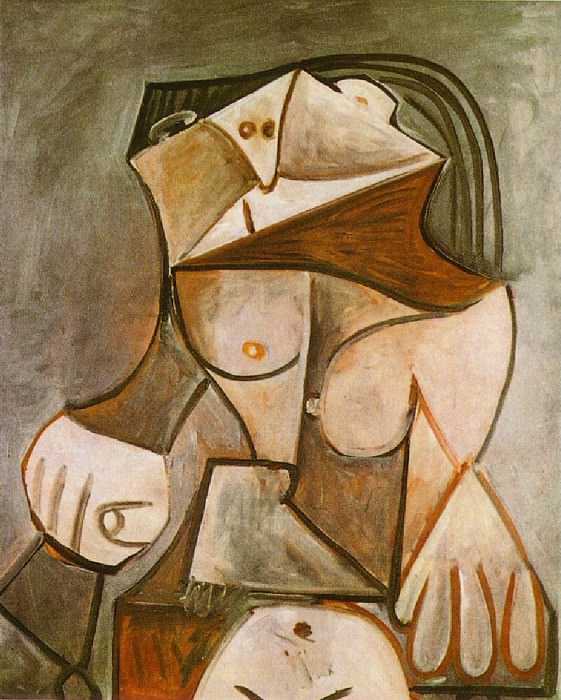 1959 Femme nue assise I. Пабло Пикассо (1881-1973) Период: 1943-1961