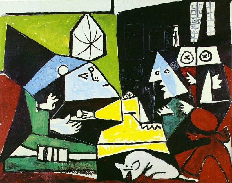 1957 Les Menines - Vue densemble sauf VВlasquez (Velаzquez). Пабло Пикассо (1881-1973) Период: 1943-1961