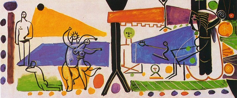 1955 La plage Е la Garoupe II, Пабло Пикассо (1881-1973) Период: 1943-1961