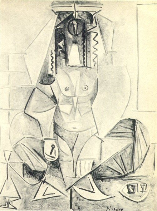 1955 Les femmes dAlger (Delacroix) XII. Pablo Picasso (1881-1973) Period of creation: 1943-1961