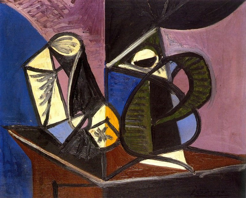 1944 Verre et pichet 2. Пабло Пикассо (1881-1973) Период: 1943-1961