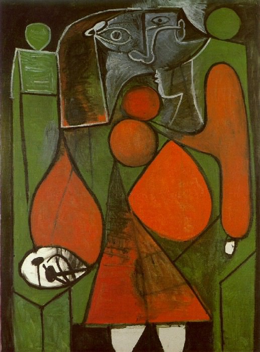 1949 Femme assise 1. Пабло Пикассо (1881-1973) Период: 1943-1961