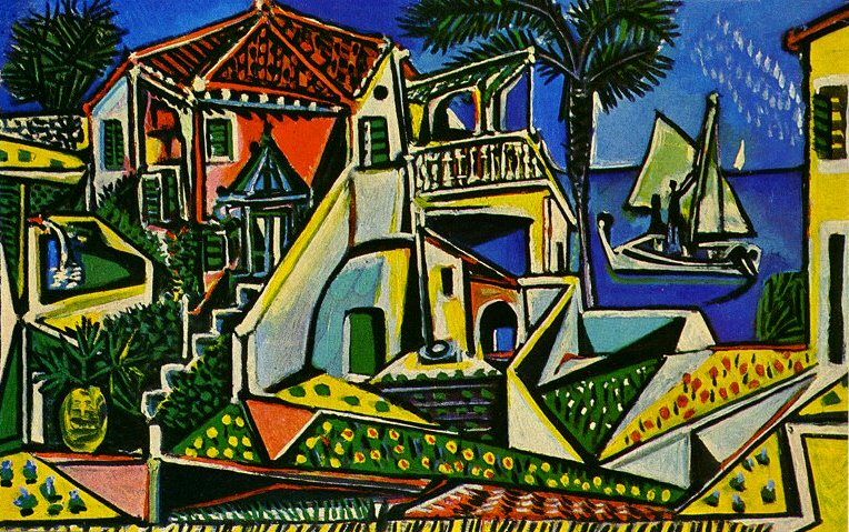 1952 Paysage mВditerranВen. Pablo Picasso (1881-1973) Period of creation: 1943-1961