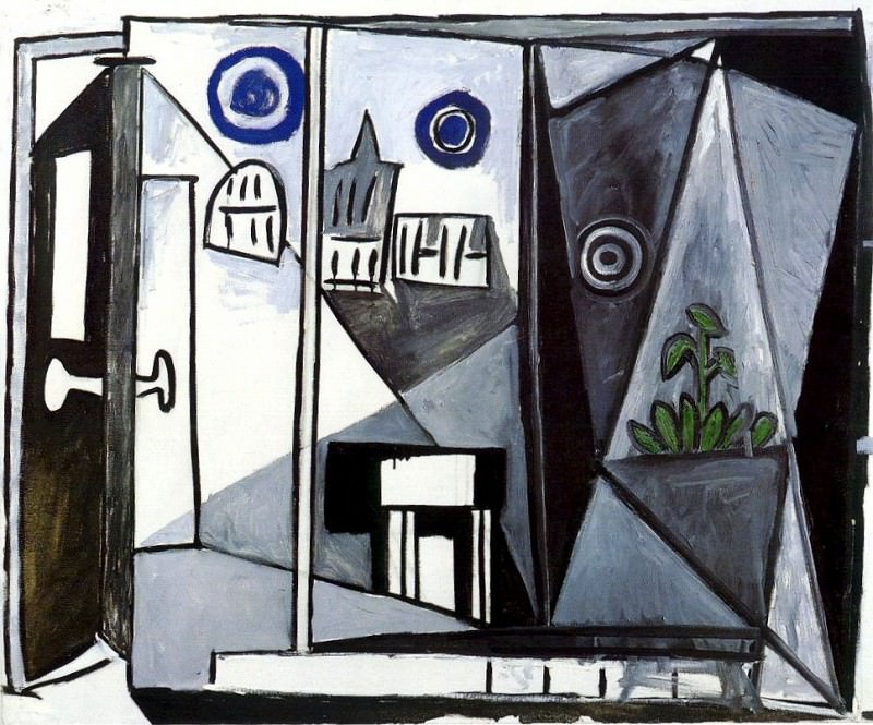 1948 Vue de la fenИtre. Пабло Пикассо (1881-1973) Период: 1943-1961