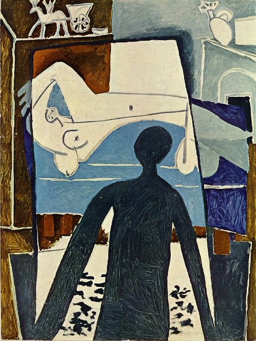 1953 Lombre. Pablo Picasso (1881-1973) Period of creation: 1943-1961 (La chambre Е coucher de lartiste dans sa villa la Californie)