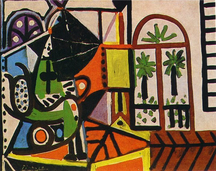 1956 Femme dans latelier IIII. Пабло Пикассо (1881-1973) Период: 1943-1961