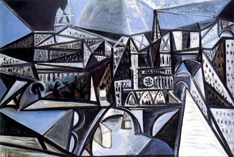 1945 Vue de Notre-Dame de Paris - +le de la CitВ. Pablo Picasso (1881-1973) Period of creation: 1943-1961