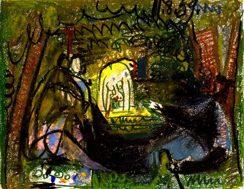 1959 Les dВjeuners I, Пабло Пикассо (1881-1973) Период: 1943-1961
