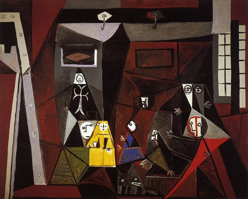 1957 Les Menines - Vue densemble (Velаzquez) III. Pablo Picasso (1881-1973) Period of creation: 1943-1961