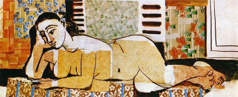 1955 Grand nu allongВ. Pablo Picasso (1881-1973) Period of creation: 1943-1961