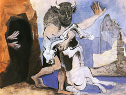 1953 minautor et jumant morte 1953. Пабло Пикассо (1881-1973) Период: 1943-1961