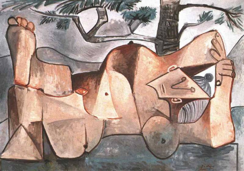 1959 Femme nue couchВe sous un pin. Pablo Picasso (1881-1973) Period of creation: 1943-1961