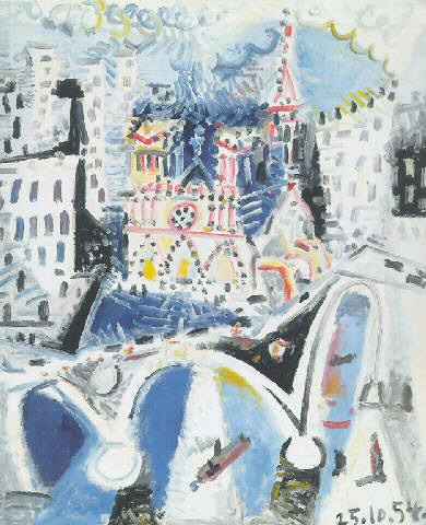 1954 Notre-Dame de Paris. Pablo Picasso (1881-1973) Period of creation: 1943-1961
