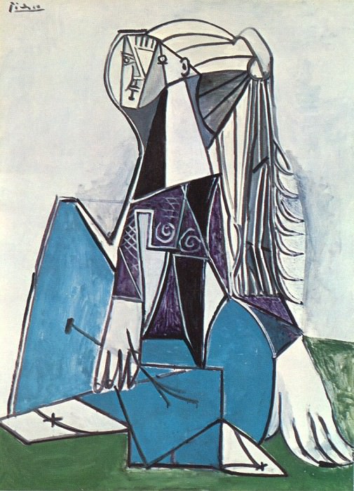 1954 Portrait de Sylvette David 05. Pablo Picasso (1881-1973) Period of creation: 1943-1961