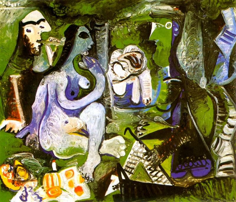 1961 Le dВjeuner sur lherbe (Manet) 3. Пабло Пикассо (1881-1973) Период: 1943-1961