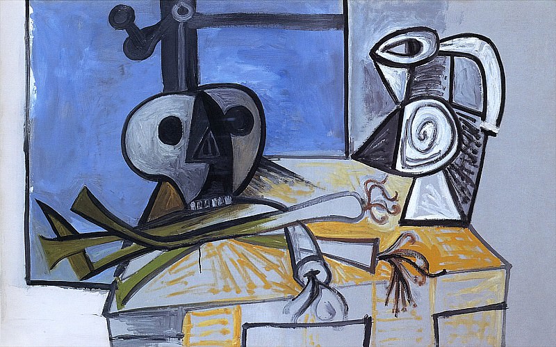 1945 Poireaux, crГne et pichet 2. Pablo Picasso (1881-1973) Period of creation: 1943-1961