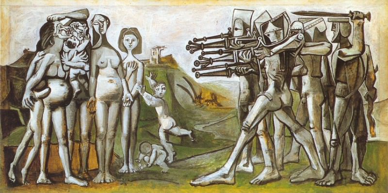 1951 Massacre en CorВe1. Пабло Пикассо (1881-1973) Период: 1943-1961