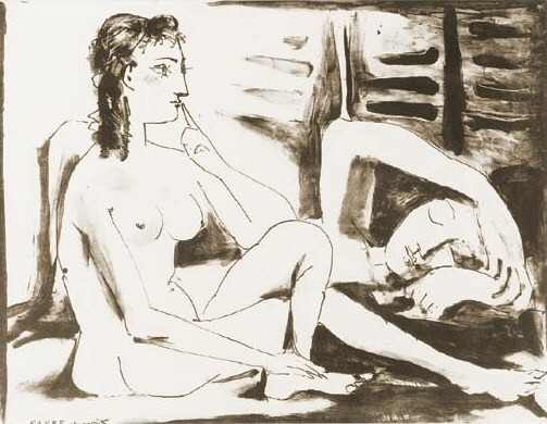1947 La dormeuse. Пабло Пикассо (1881-1973) Период: 1943-1961