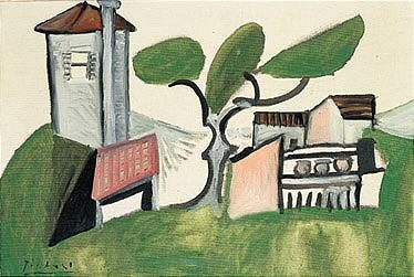 1953 Paysage au pin. Pablo Picasso (1881-1973) Period of creation: 1943-1961