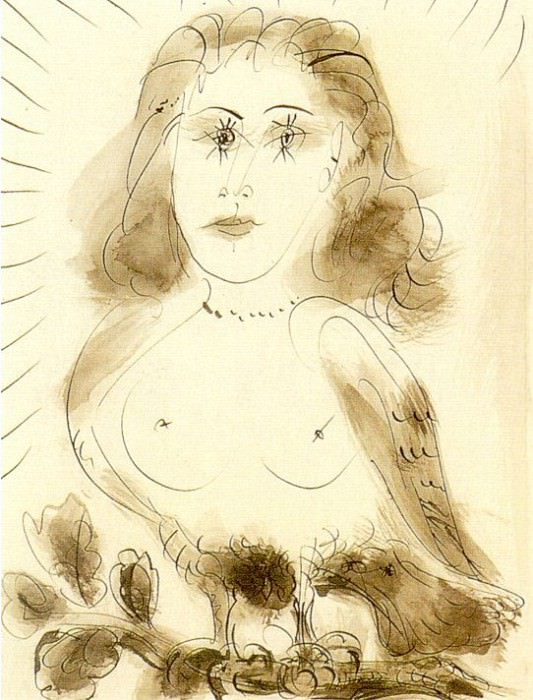 1943 Portrait de Dora Maar. Pablo Picasso (1881-1973) Period of creation: 1943-1961