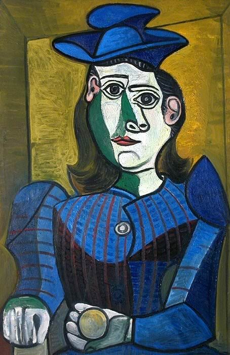 1944 Buste de femme au chapeau bleubis. Pablo Picasso (1881-1973) Period of creation: 1943-1961