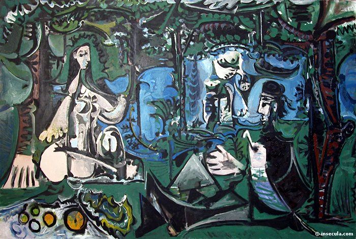 1960 Le dВjeuner sur lherbe (Manet) 6. Пабло Пикассо (1881-1973) Период: 1943-1961