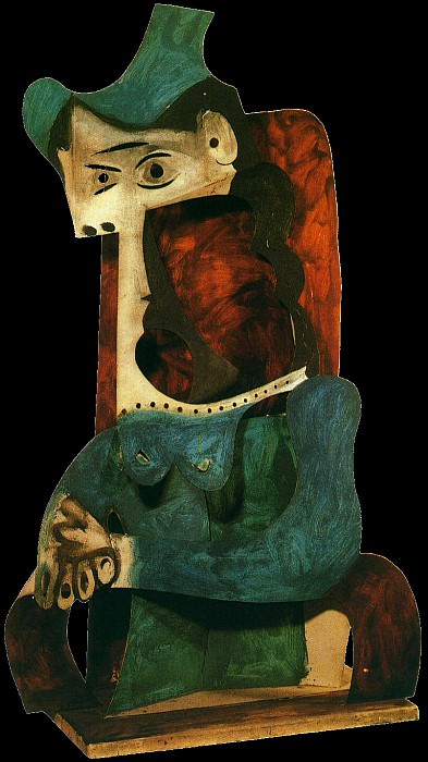 1961 Femme au chapeau1, Пабло Пикассо (1881-1973) Период: 1943-1961