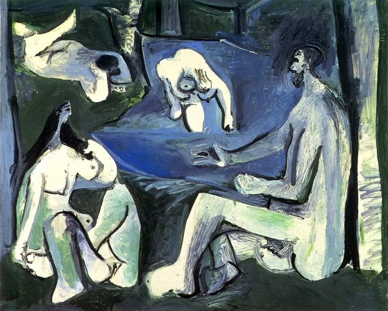 1961 Le dВjeuner sur lherbe (Manet) 7. Пабло Пикассо (1881-1973) Период: 1943-1961