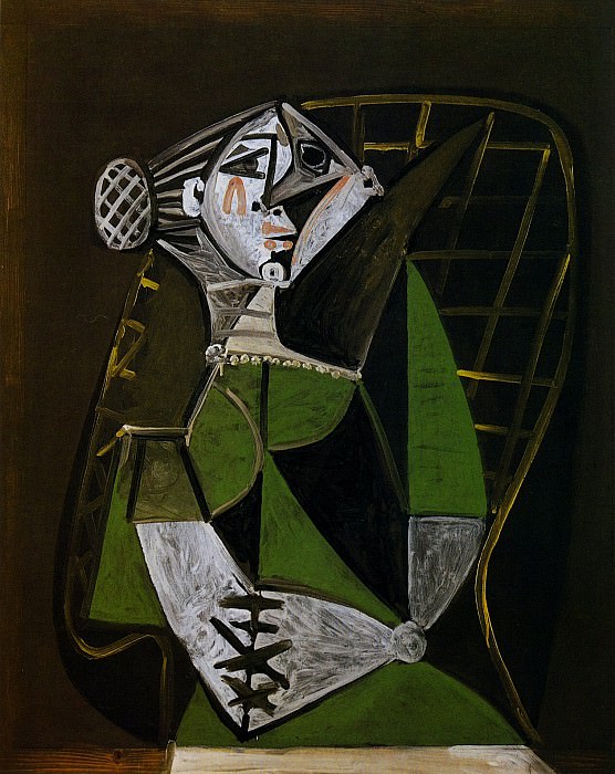 1951 Femme au chignon assise. Pablo Picasso (1881-1973) Period of creation: 1943-1961
