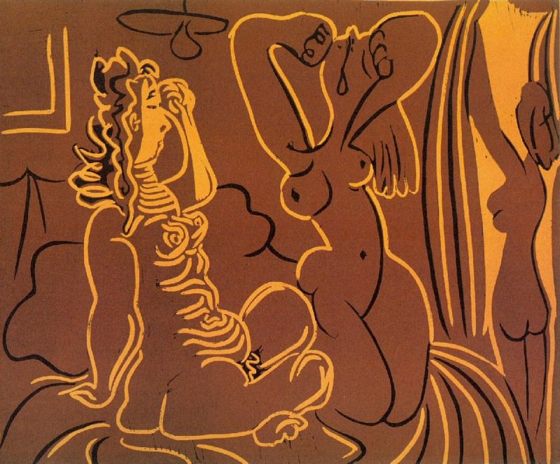 1959 Trois femmes, Пабло Пикассо (1881-1973) Период: 1943-1961
