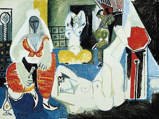 1955 Les femmes dAlger (Delacroix) IX. Пабло Пикассо (1881-1973) Период: 1943-1961