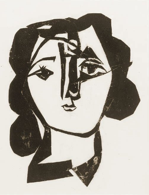 1945 TИte de femme 2. Pablo Picasso (1881-1973) Period of creation: 1943-1961