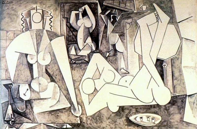 1955 Les femmes dAlger XIII, Пабло Пикассо (1881-1973) Период: 1943-1961