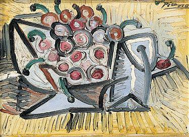1947 Les cerises. Пабло Пикассо (1881-1973) Период: 1943-1961